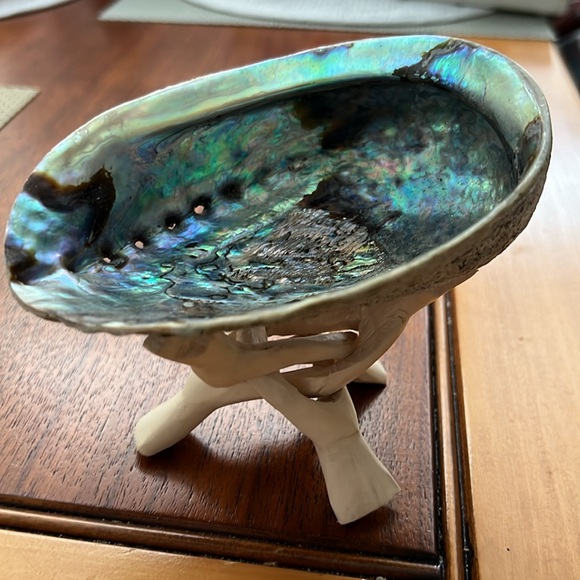 Other - Abalone Shell Incense Burner-Smudge Bowl